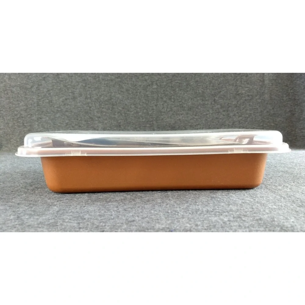 Copper Chef Bake & Crisp Pan 4 pc Set Eric Theiss Recipes 13 x 7.5